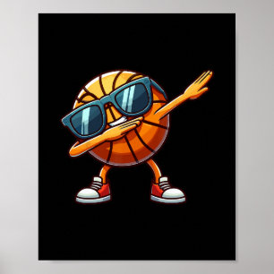Dabbing Skelett Kinder Jungen Männer Lustiges Skel Poster