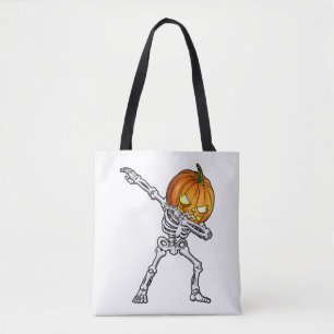 dabbing Skelett-Kürbis Halloween Männer Dab-Tanz