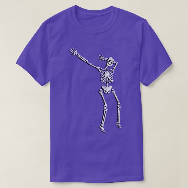 Dabbing Skeletto Cinco de Mayo T Shirt Dancing Ske (Design vorne)