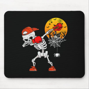 Dabbing Skeletts Boxing Halloween Spieler C Mousepad