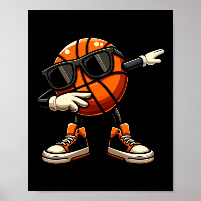 Dabbing Sketll Ll Sungles Sketll  Poster (Vorne)