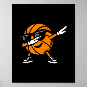 Dabbing Sketll Ll Sungles Sport Spieler Dab Dance  Poster