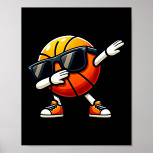 Dabbing Sketll Sportler Sketll Team Spiel Liebe Poster