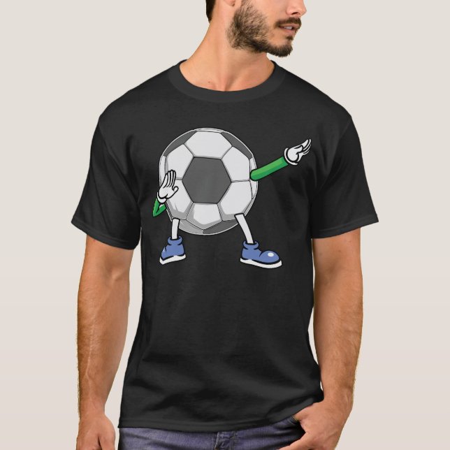Dabbing Soccer Ball T-Shirt (Vorderseite)