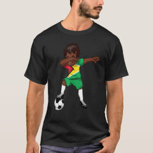 Dabbing Soccer Boy Guyana Guyana Georgetown T-Shirt