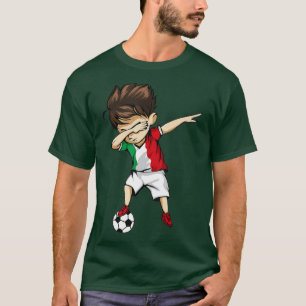 Dabbing Soccer Boy Italien Jersey - Italienischer  T-Shirt