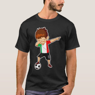 Dabbing Soccer Boy Italien Männer Frauen Kinder It T-Shirt