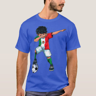 Dabbing Soccer Boy Mexico - Mexikanisches Fußballg T-Shirt