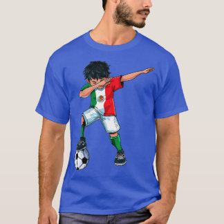 Dabbing Soccer Boy Mexico - Mexikanisches Fußballg T-Shirt