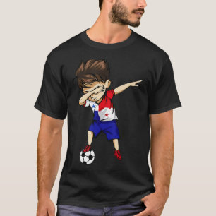 Dabbing Soccer Boy Panama Jersey Panama Football T-Shirt