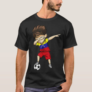 Dabbing Soccer Venezuela Jersey Venezuelan Footb T-Shirt
