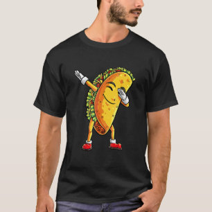 Dabbing Taco Cinco De Mayo Boys Männer mexikanisch T-Shirt