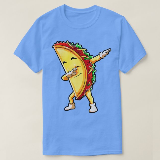 Dabbing Taco Cinco de Mayo Funny Boys Männer Mexik T-Shirt (Design vorne)