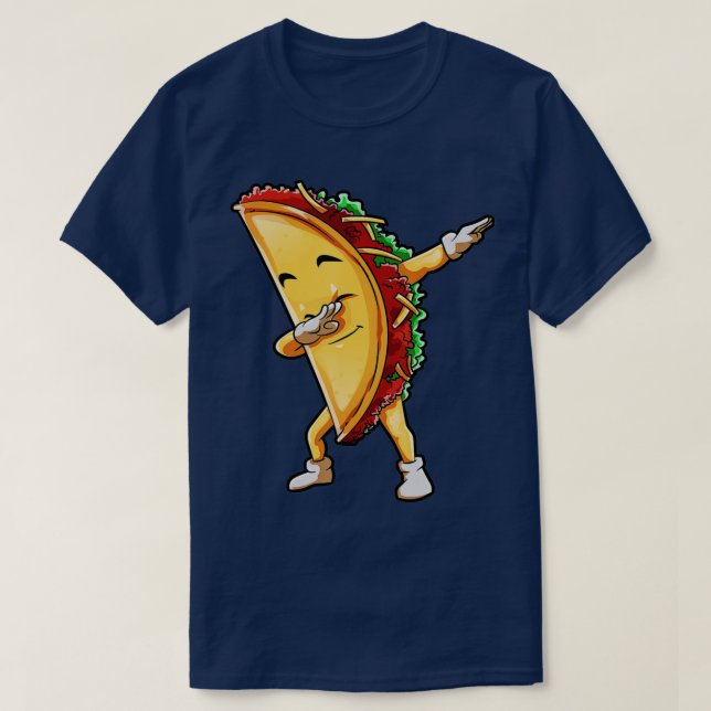 Dabbing Taco Cinco de Mayo Funny Kids Boys Mexican T-Shirt (Design vorne)