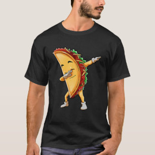 Dabbing Taco Cinco De Mayo Funny Kids Boys Mexiko T-Shirt