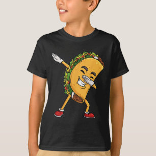 Dabbing Taco Cinco De Mayo Funny Mexican Dab Boys T-Shirt