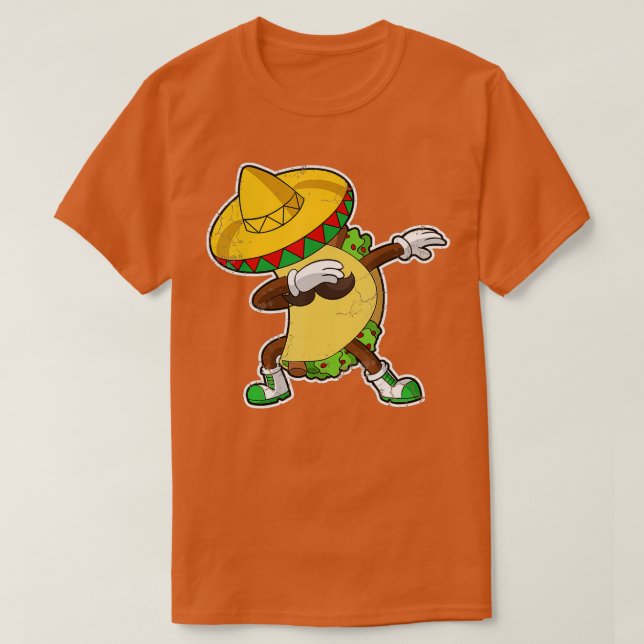 Dabbing Taco Cinco De Mayo Mexiko Latino Mexiko F T-Shirt (Design vorne)