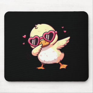 Dabbing-Tanz-Enten-Herz-Singles Mousepad