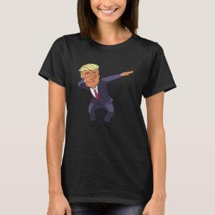 Dabbing Tanz Trump T-Shirt