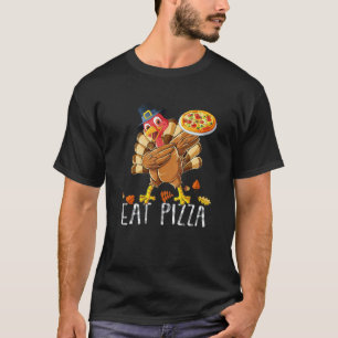 Dabbing Truthahn Iss Pizza Erwachsener Vegan Kinde T-Shirt