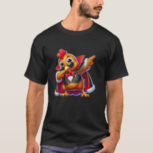 Dabbing Türkei Dracula Vater Halloween Kostüm Dank T-Shirt