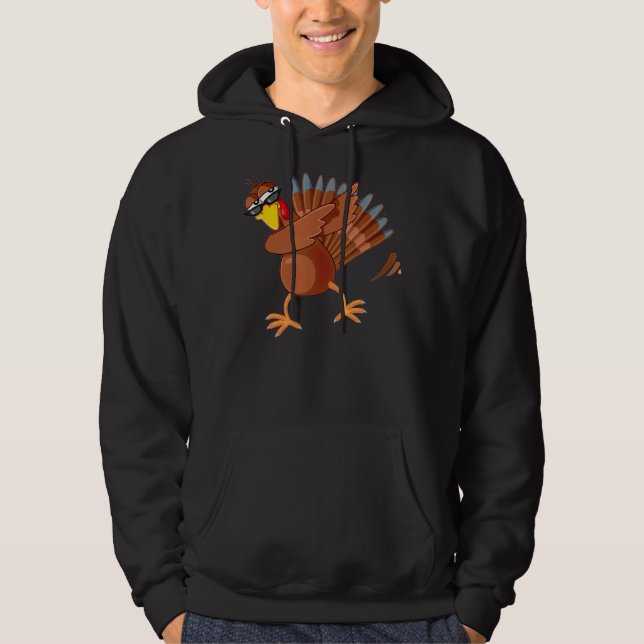 Dabbing Turkey Shirt Thanksgiving Boys Kids Men Tu (Vorderseite)