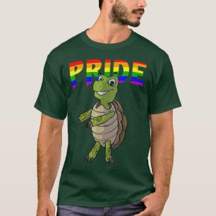 Dabbing Turtle Lesbian Bisexual Gay LGBT T - Shirt