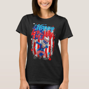 Dabbing Uncle Sam Happy 4. Juli T-Shirt