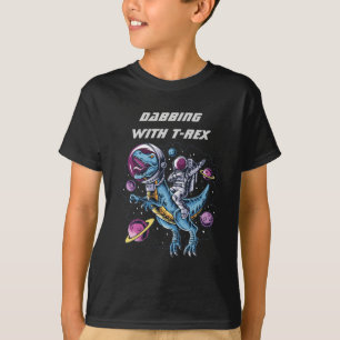 Dabbing und Reiten von Astronauten im Weltraum T-Shirt