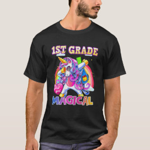 Dabbing Unicorn 1. Klasse einfach magisch zurück G T-Shirt