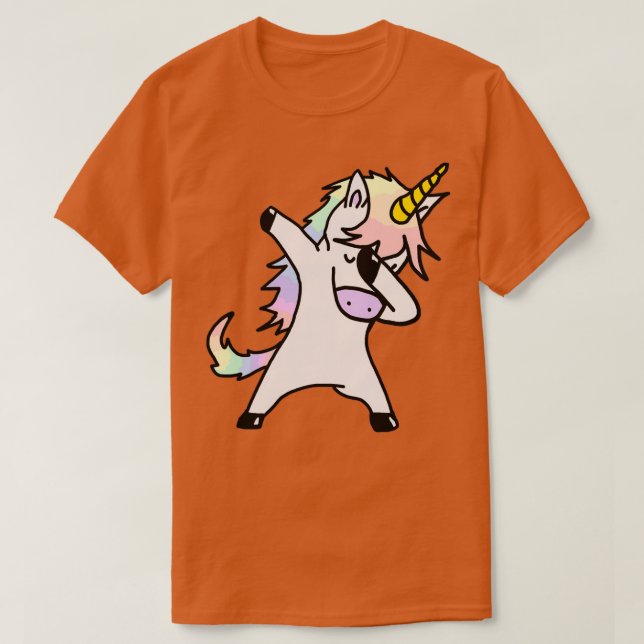 Dabbing Unicorn 3 T-Shirt (Design vorne)