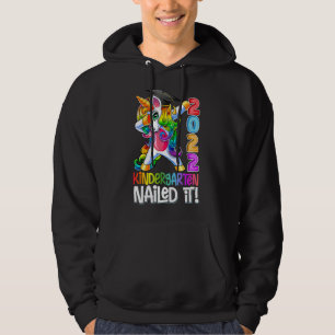 Dabbing Unicorn Abschluss Kindergarten 2022 Naile Hoodie