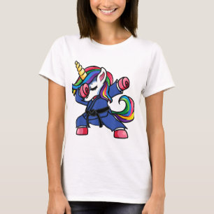Dabbing Unicorn Brazilian Jiu Jitsu Mama T-Shirt B