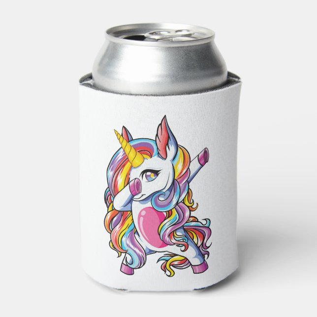 Dabbing Unicorn Dosenkühler (Kanne Vorderseite)