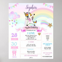 Dabbing Unicorn Girl
