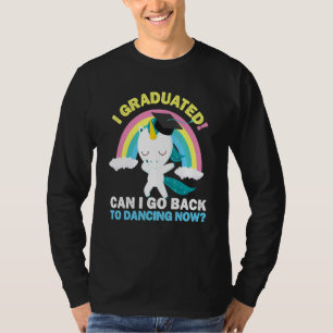 Dabbing Unicorn I Abitur kann ich zurück zu Danci T-Shirt