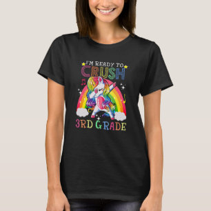 Dabbing Unicorn Ich bin bereit, den dritten Grade T-Shirt