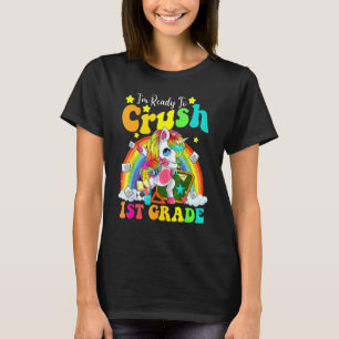 Dabbing Unicorn Ich bin bereit, den ersten Grad zu T-Shirt