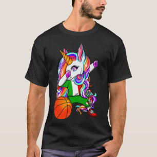 Dabbing Unicorn Italien Basketball Fans Jersey Ita T-Shirt