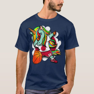 Dabbing Unicorn Japan Basketball Fans Jersey Japan T-Shirt