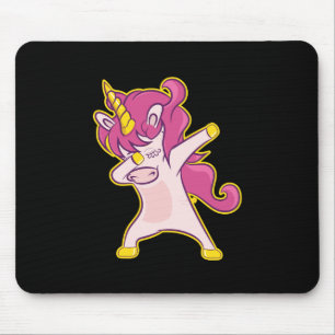 Dabbing Unicorn Mousepad