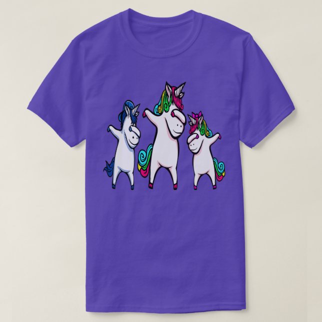 Dabbing Unicorn T-Shirt (Design vorne)