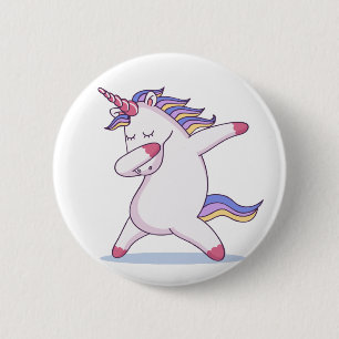 Dabbing Unicorn-Taste Button