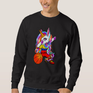 Dabbing Unicorn Venezuela Basketball Fans Jersey B Sweatshirt