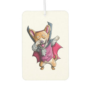 Dabbing Vampir Corgi Süßer Halloween Corgi Lustig Autolufterfrischer