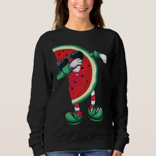 Dabbing Watermelon Kawaii Melon Sommer Obst Lover Sweatshirt