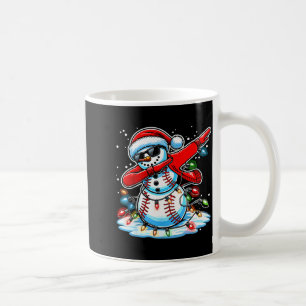 Dabbing Weihnachten Baseball Schneemann Jungen Bas Kaffeetasse