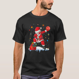Dabbing Weihnachten Weihnachten Lichter Merry Xmas T-Shirt