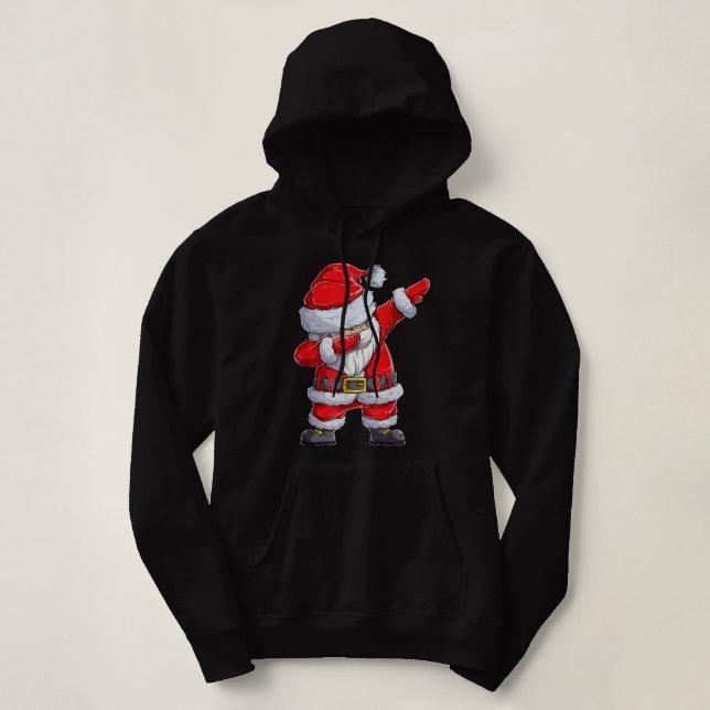 Dabbing Weihnachtsjunge Männer Weihnachten Weihnac Hoodie (Design vorne)
