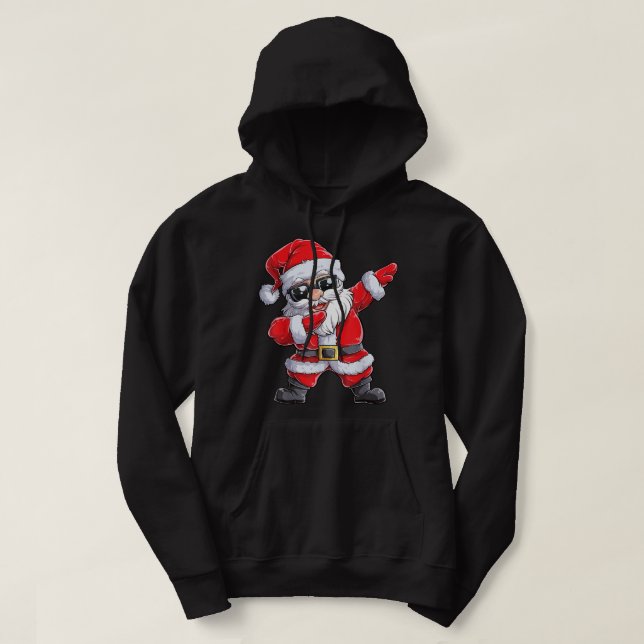 Dabbing Weihnachtsjunge Männer Weihnachten Weihnac Hoodie (Design vorne)